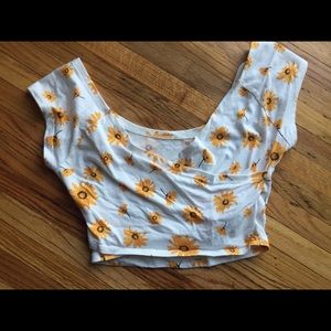 Sunflower Crop Top